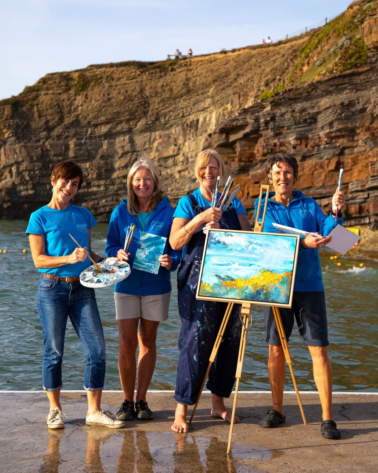 Bude Sea Pool Art Show team