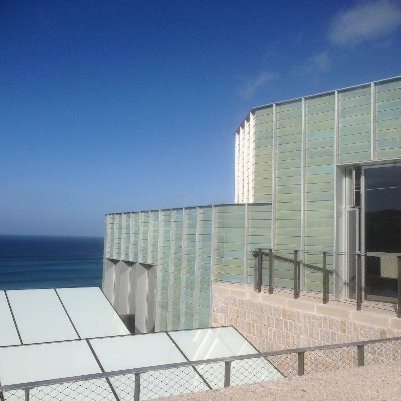 New tate extension with tiles colour of the sea