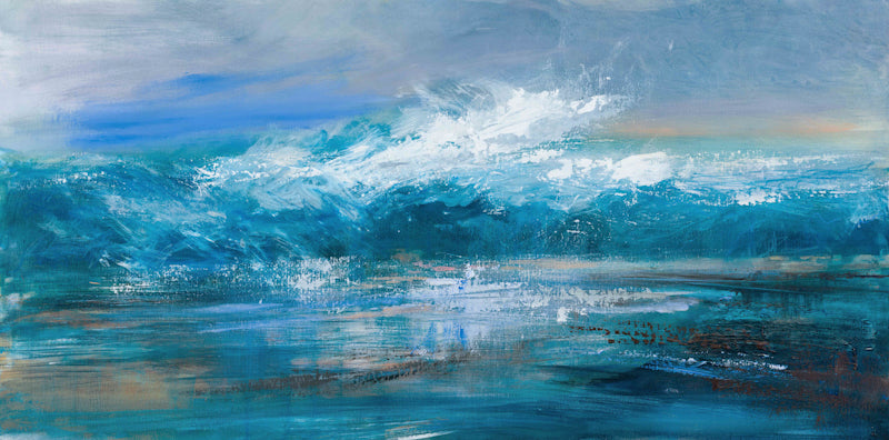 Wild seas and blue waves