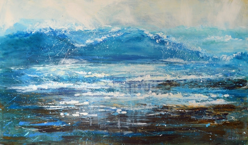 cornwall seascape painting Bude