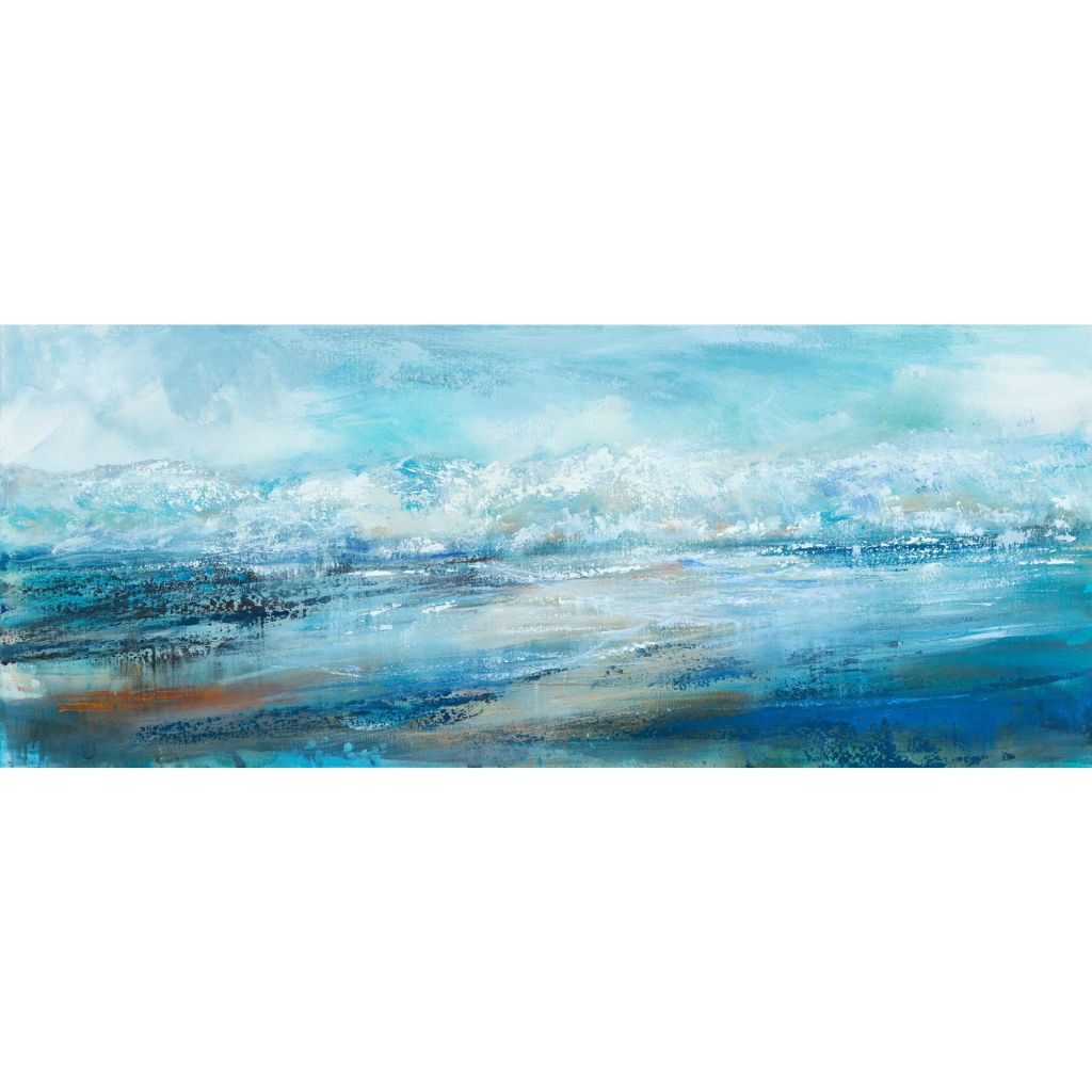 seascape with blues and browns