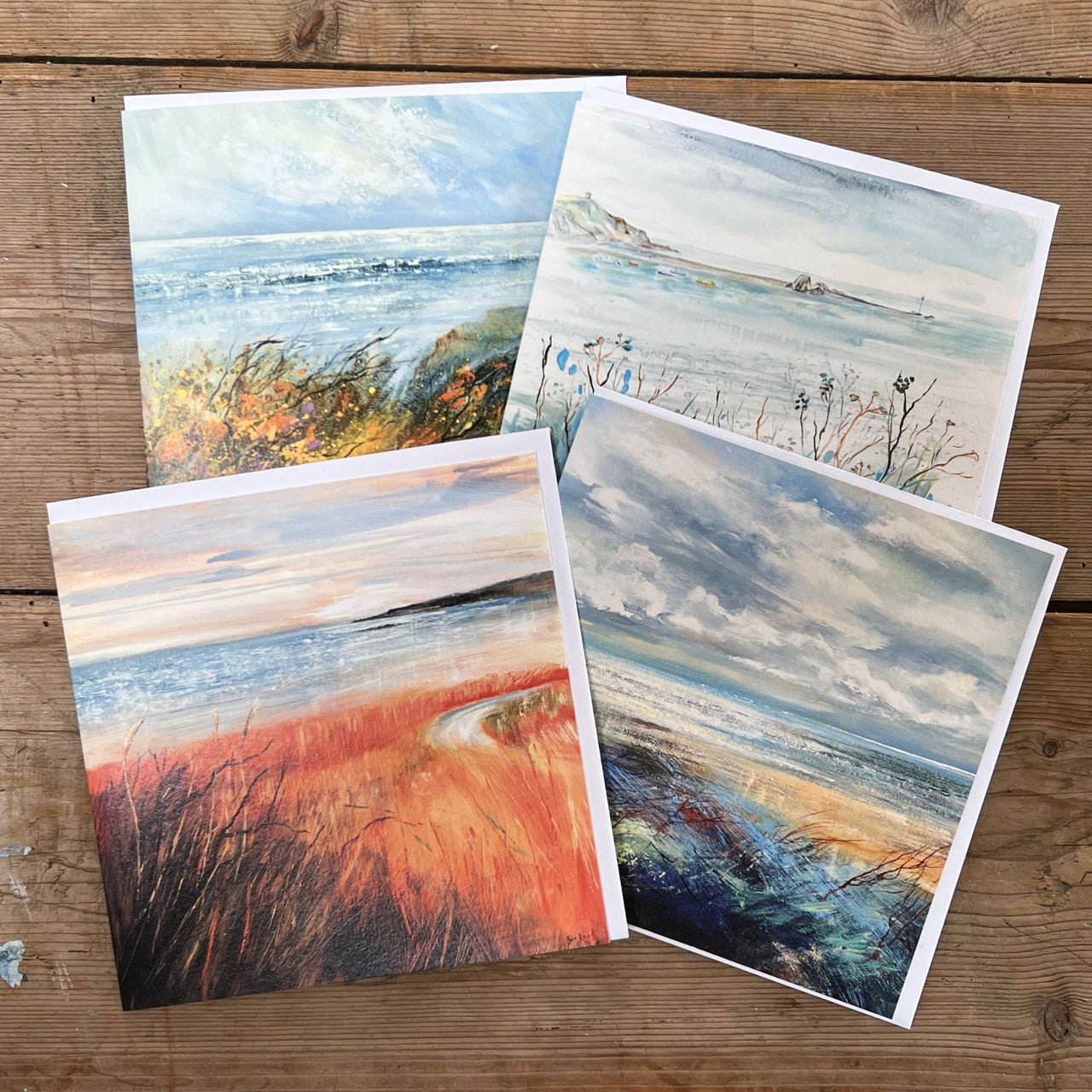 Square art cards 6 pack