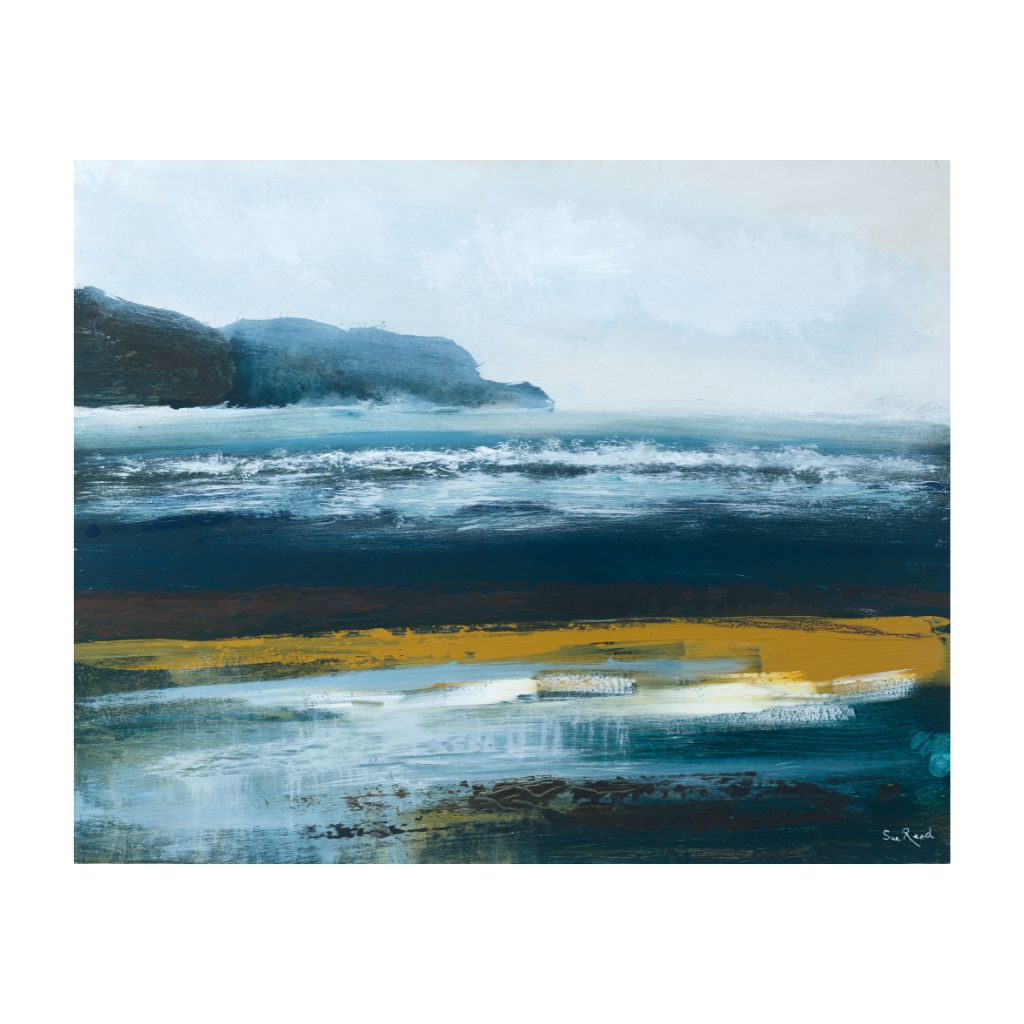 dark coastal painting of North Cornwall