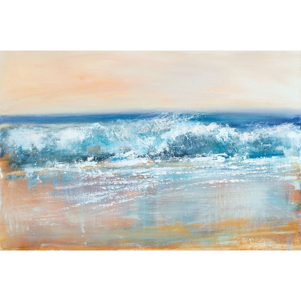 Peaches and oranges in the beach painting
